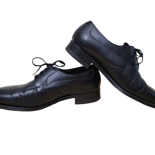 The Florsheim Shoe Men's Derby Dress Shoe Leather Black 8.5
